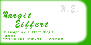 margit eiffert business card
